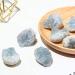 Soulnioi 2pcs Natural Raw Blue Celestite Mineral Irregular Healing Crystal Cluster for Meditation Therapy Home Room Decoration - Buy Online on GoSupps.com