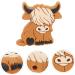 BETOOKY 10pcs Highland Animal Silicone Beads Teether - Cute Baby Light Brown Beads - Buy Online on GoSupps.com