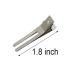 60 Pcs Double Prong Curl Clips - 1.8 Hair Setting Section Clips for Styling - Silver Pin Curl Clips for Salon & Barber - Buy Online on GoSupps.com
