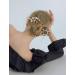 Bow Scrunchies Silk Hair Accessories for Girls and Women - Leopard Print Satin Scrunchie with Bunny Ears Bowknot - Jaciya Hair Ties Elastic Ponytail Holder - Buy Online on GoSupps.com