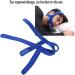 Anti Snoring Chin Strap - Soft Breathable Lightweight Device for Men and Women - Snore Reduction - Universal Fit (Blue) - Buy Online on GoSupps.com