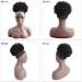 YAMEL Afro Puff Drawstring Ponytail Large Bun Extension - Dark Natural Brown Synthetic Updo Hair Piece for Black Women - Buy Online on GoSupps.com