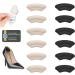 Premium 3m glue heel cushion 6er couple comfortably soft - anti -slip heel protection for too large shoes against bladder heel spur and friction - heel pads heel as heel pillow for women and men multicolored