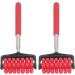 2 Pack Stainless Steel Telescopic Back Massage Roller with Essential Oil Enhance Blood Circulation | International Shipping - Buy Online on GoSupps.com