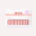 Avoa Beauty Nail Film - Marshmallow Pink Monochrome Design | 16 Self-Adhesive Long-Lasting Nail Wraps | International Shipping - Buy Online on GoSupps.com