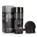gowwim Hair Thickening Fibers Best 2-in-1 Kit Set Keratin Hair Building Fibers & Spray Application Atomizador Pump Nozzle Instantly Cover Sparse Hair Areas (Black)
