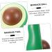 Lurrose 2 STK Acupressure Roller Massage Globe - Trigger Point & Body Massage Ball (11x6.5cm) - Green - Manual Back Roller for Pain Relief & Relaxation - Buy Online on GoSupps.com