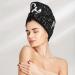 Hair Towel Wrap - Fast Drying Towel Turban with Button | I Love Math Design - Buy Online on GoSupps.com