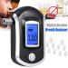 Professional-Grade Breathalyzer with LCD Display and Audible Alarm | Portable Alcohol Tester for Drivers - 10 Mouthpieces Included - Buy Online on GoSupps.com