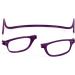 TBOC Reading Glasses +2.00 for Men & Women - Foldable Dark Violet Magnifying Aid with Magnetic Closure - Adjustable Clip for Presbyopia - 1 Pack - Buy Online on GoSupps.com