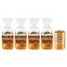 Pack of 4 Crich Costarica al Cacao Biscuits Cocoa Biscuits, 1 kg bag + 1 can of Peach Yoga Iced Tea 330 ml