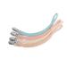 EXQUILEG 4Pcs Pacifier Strap | Baby Pacifier Chain Clips with Stainless Steel Clamps | Cotton Clips for Unisex Babies | Secure & Stylish Baby Accessories - Buy Online on GoSupps.com