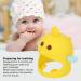 Bite Ring Toys - Silicone Sweet Chick Shape Pacifiers with Biting Stems for Babies (Lemon Yellow) | Soothing Day & Night Solution - Buy Online on GoSupps.com