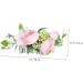 Mikinona 1pc Hair Comb Bride Headdress for Wedding Hair Accessories Bridal Floral Hair Headpiece Hair Clip Bride Wedding Headdress Cloth Artificial Flower Wedding Dress Bridegroom - Buy Online on GoSupps.com