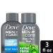 Dove Men+Care Body & Face Wash Variety 2-Pack  Extra Fresh + Clean Comfort Travel Essentials 3 Oz Ea - Buy Online on GoSupps.com