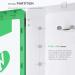 Qianmei AED Cabinet - Wall-Mounted Defibrillator Storage with Alarm Lights for Home Office & Nursing Home Emergency Preparedness - Buy Online on GoSupps.com