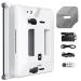 emobwdy Window Cleaner Robot-6.5cm Ultra-Thin 3000pa Samrt Obstacle Avoidance Square Automatic Window Vacuum Cleaner For Large Mirror Tile Wall Glass Wall Remote Control Light & Compact White