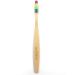 Broshin Bamboo Toothbrush 10 Pack - Eco-Friendly Biodegradable & Compostable with Soft Bristles | International Shipping Available - Buy Online on GoSupps.com