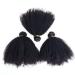 Feibin Mongolian Afro Kinky Curly Human Hair Bundles - 8-12 Inches - Virgin Hair Weave for Black Women - Buy Online on GoSupps.com