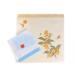 Kissvian 2-Pack Pure Cotton Square Face Towel Hand Towels Chinese Style Imperial Garden Pattern Facial Cleansing Cloths Ultra Soft and Gentle Washcloths for Bathroom Size 14.5 x 14.5.