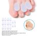 S-L Silicone Toe Separator 8 Pair Set - Toe Valgus Corrector for Bunion Pain Relief - Breathable Toe Spacers for Men and Women - Buy Online on GoSupps.com