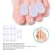 8 Pairs Silicone Toe Separator Box - Bunion Cushion & Pain Relief for Hallux Valgus & Crooked Toes (S+L) - International Shipping Available - Buy Online on GoSupps.com