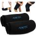 Knee & Elbow Ice Pack Wrap - Two Pack - Cold and Heat Therapy for Knee Elbow Thigh Flexible Cold Wrap for Pain and Injuries of Knee Elbow Ankle Calf for Injury & Post Workout Recovery. Large