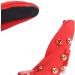 Knotted Headbands for Women Girls Heart Rhinestone Embellished Fashion Head Band for Valentine Day Date Night Birthday Party (Red) - Buy Online on GoSupps.com