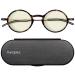 ThinOptics Manhattan Blue Light Blocking Glasses Reading Round/Tortoise 44 mm + 0