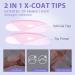 Buy Bartbox Short Almond Press On Nails - Soft Gel Full Cover Nail Tips | Pre-Designed Pink Artificial Fingernails for Nail Extensions - Buy Online on GoSupps.com