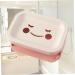 Ciieeo Kitchen Soap Holder 3 Pcs Double Layer Soap Dish Travel Soap Case Plastic Soap Case Plastic Soap Dish Draining Holder Soap Wall-mounted Preservation Box Pp Pink - Buy Online on GoSupps.com