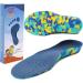Ailaka orthopedic foot vault insole children-comfort insoles high foot vaulted orthopedic damping insole EVA foam inlays for children with flat feet and plantar fasciitis 30-32 EU blue