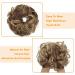 Messy Bun Hair Piece Updo Scrunchie Extension Ponytail Hair Accessory Light Brown Mix Ash Blonde | 1 PC - Buy Online on GoSupps.com