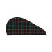 Buffalo Plaid Dark Green Microfiber Hair Towel Soft Super Absorbent Hair Towel Wrap for Women Coral Velvet Quick Dry Hair Cap for Long Curly and Thick Hair