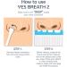 YES BREATH2 Anti Snoring Nose Clip - Stop Snoring Solution for Men and Women - 4 Count Pack (S M L XL) - Better Sleep Guaranteed! (Adult Size) - Buy Online on GoSupps.com