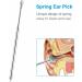 Stainless Steel Ear Wax Removal Tool Set - 6-Piece Spiral Ear Pick Kit for Ear Cleaning - Buy Online on GoSupps.com