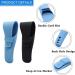 Norhogo 2-Piece Razor Travel Case | Durable Razor Storage Box for Manual Shaving | Ideal for Home & Travel (Blue & Black) - Buy Online on GoSupps.com