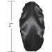 2 Pcs Satin Hair Bonnets for Women - Black Leopard Soft Elastic Sleeping Caps for Braids - Buy Online on GoSupps.com