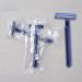 10pcs Disposable Stainless Steel Razors - High-End Double Edge Razors with Anti-Slip Handle for Men & Barbers | International Shipping - Buy Online on GoSupps.com