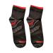 Jiacheng29 ladies socks one size size one size black / red