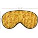 Macaroni Cheese Sleep Mask for Women | Adjustable Eye Shades with Elastic Strap Comfortable & Fun Sleep Accessory - Buy Online on GoSupps.com