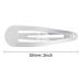 Hotop 50 Pack Snap Hair Clips | Hair Barrettes for Kids, Girls, and Women | 50mm (Silver) - Buy Online on GoSupps.com