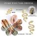 Snake-Shape Gold Nail Rhinestones Set for Women and Girls - 2 Pieces, DIY Makeup & Crafts Supply - Buy Online on GoSupps.com