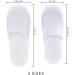 KRISMYA 24 Pairs Spa Slippers - Non-Slip Disposable Closed Toe Slippers for Men and Women | Ideal for Hotel, Home, Guest Use - White - Buy Online on GoSupps.com