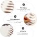 Beavorty 4 sheets Hair Wig Tattoos Temporary Hair-like Black Fake Waterproof Eyebrows Imitation D Eyebrow - Buy Online on GoSupps.com