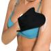 Self Tanning Mitt Applicator Set - Whole Body with Back Strap Super Soft Cloth & Waterproof Film for Perfect Tan - Buy Online on GoSupps.com