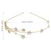 FRCOLOR Alloy Rhinestone Star Headband - Crystal Tiara Headband for Girls and Women in Golden - Buy Online on GoSupps.com