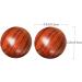 Fomiyes Solid Wood Massage Balls - Hand Roller for Blood Circulation & Relaxation | 2-Pack Leisure Balls - Buy Online on GoSupps.com