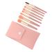 Angoily Stylish Brush 1 Set Makeup Brush Set Soft Fur Travel Tool Pvc Lip Liner Brush