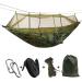 KEPEAK Camping Hammock with Net Netting Single & Double Tree Hammock Net Lightweight Nylon Portable Hammock for Backpacking Camping Travel Beach Yard Multi Color 2 person